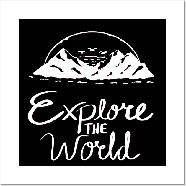 Let's travel Your Life is the best Adventure Explore the world travel lover summer spring Wall Art by BoogieCreates